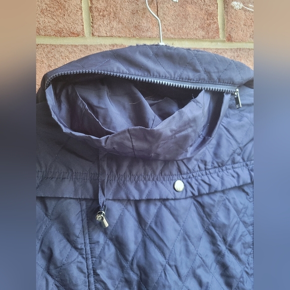 Cavalini Women's Navy Quilted Jacket - Picture 11 of 11